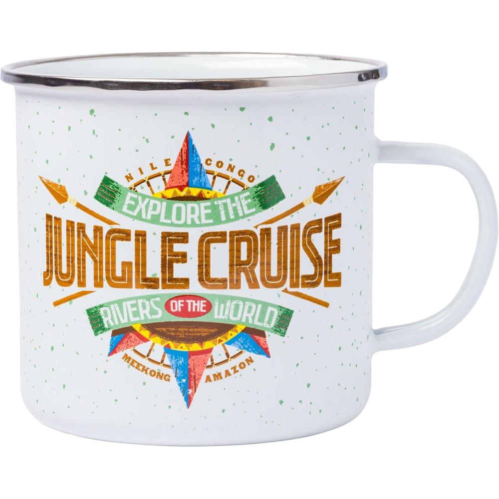 imageSilver Buffalo Retro Vintage Panel Marvel Comics Avengers Camper Coffee Mug Featuring Captain America Hulk Thor SpiderMan Black Widow and Iron Man 21 OuncesDisney Jungle Cruise