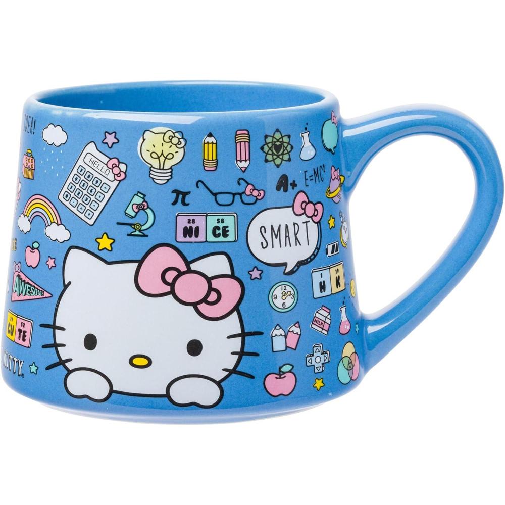 imageSilver Buffalo Sanrio Hello Kitty Spooky Halloween Glass Coffee Mug 175 ouncesSanrio Hello Kitty Back to School