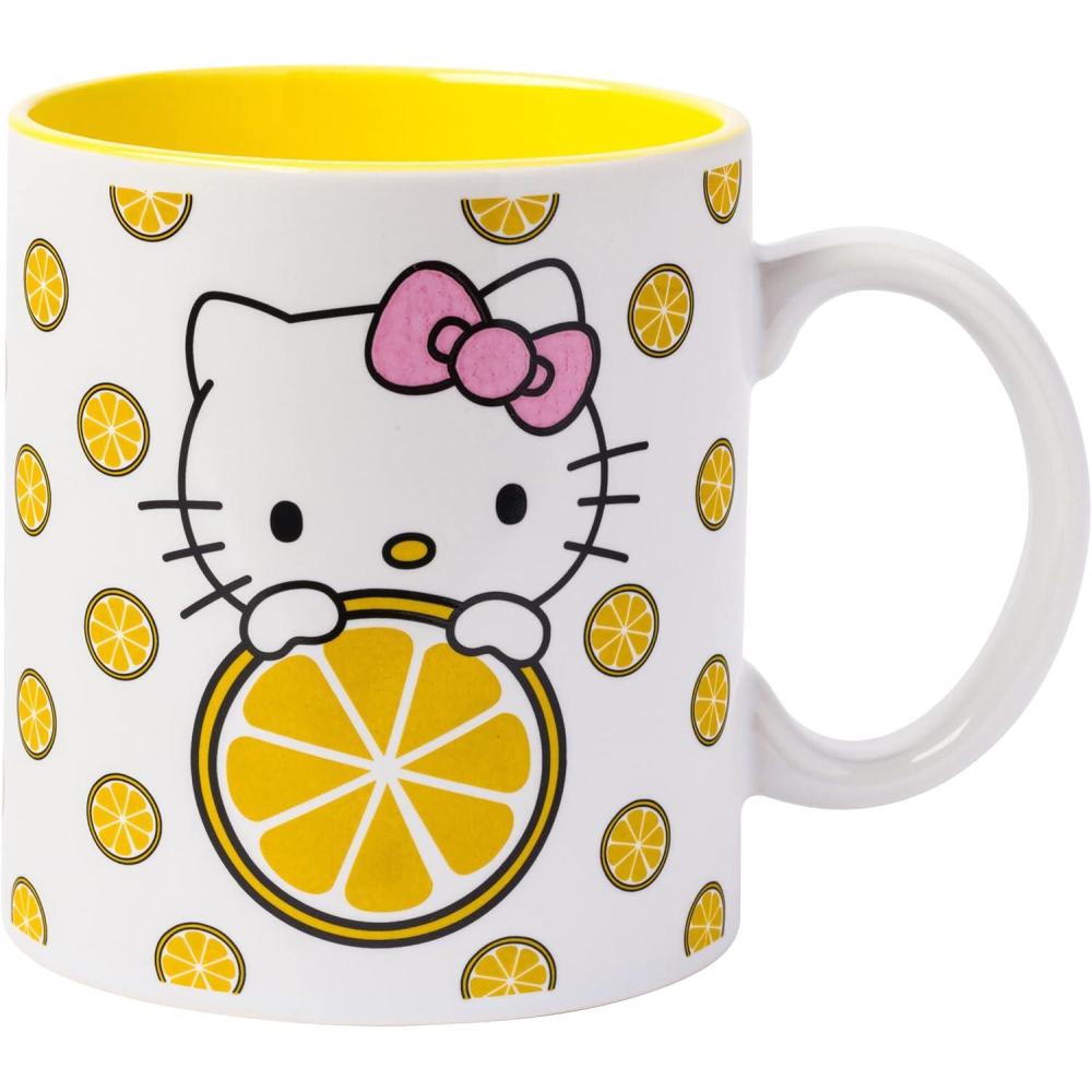 imageSilver Buffalo Sanrio Hello Kitty Spooky Halloween Glass Coffee Mug 175 ouncesSanrio Hello Kitty Lemon Slices