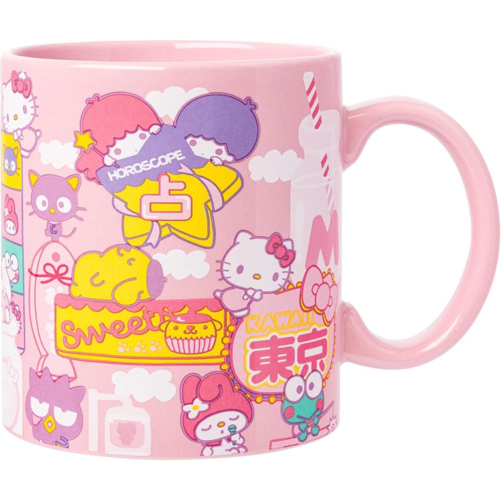 imageSilver Buffalo Sanrio Hello Kitty Spooky Halloween Glass Coffee Mug 175 ouncesSanrio Hello Kitty and Friends Kawaii Tokyo