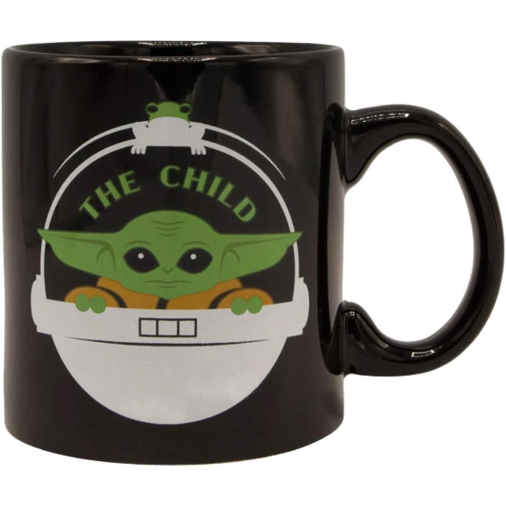 imageSilver Buffalo Star Wars The Mandalorian Child Nom Jumbo Curved Ceramic Mug 25Ounces 1 Count Pack of 1The Child