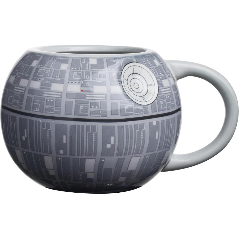 imageSilver Buffalo Star Wars The Mandalorian Child Seated Ceramic 3D Sculpted Mug 20OuncesDeath Star