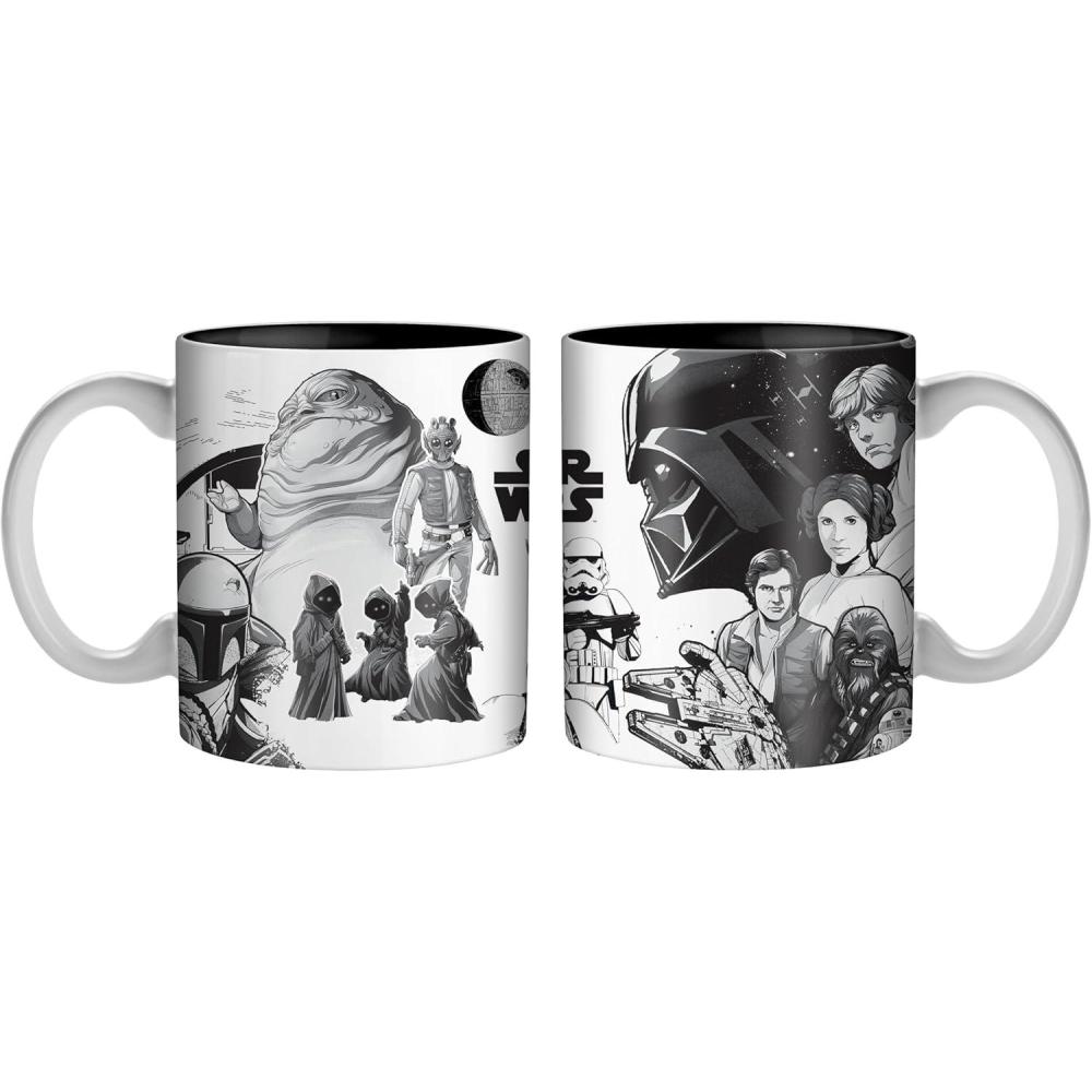 imageSilver Buffalo Strawberry Shortcake and Custard Have a Berry Nice Day Ceramic Mug 20 OuncesBlackWhite