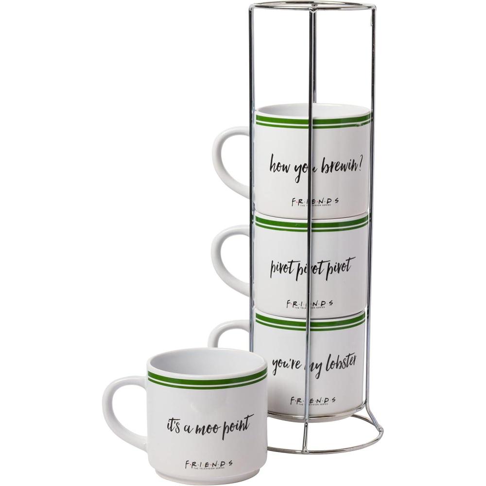 imageSilver Buffalo Winnie the Pooh 100 Acre Wood Destination 4Pack Ceramic Mug Stack 10OuncesGilmore Girls Locations