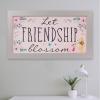 Disney Winnie The Pooh “Let Frendship Blossom” 10 x 18 Inch Framed MDF Wall Art