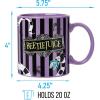 Silver Buffalo Beetlejuice Ceramic Mug Featuring Sandworm, 20 Ounces