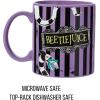 Silver Buffalo Beetlejuice Ceramic Mug Featuring Sandworm, 20 Ounces