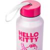 Silver Buffalo Beetlejuice “Say it three times” Stainless Steel Water Bottle with Strap Featuring Sandworm, 27 Ounces(Hello Kitty Kawaii Milk)