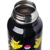 Silver Buffalo Beetlejuice “Say it three times” Stainless Steel Water Bottle with Strap Featuring Sandworm, 27 Ounces(Pokemon Pikachu Jump)