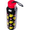 Silver Buffalo Beetlejuice “Say it three times” Stainless Steel Water Bottle with Strap Featuring Sandworm, 27 Ounces(Pokemon Pikachu Jump)