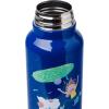 Silver Buffalo Beetlejuice “Say it three times” Stainless Steel Water Bottle with Strap Featuring Sandworm, 27 Ounces(Rick and Morty)