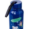 Silver Buffalo Beetlejuice “Say it three times” Stainless Steel Water Bottle with Strap Featuring Sandworm, 27 Ounces(Rick and Morty)