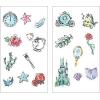 Silver Buffalo Bratz Airbrush Featuring Yasmin, Sasha, Jade, and Cloe Twist Spout Plastic Water Bottle with Stickers You Stick Yourself, 32 Ounces(Disney Princess & Group)