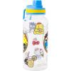 Silver Buffalo Bratz Airbrush Featuring Yasmin, Sasha, Jade, and Cloe Twist Spout Plastic Water Bottle with Stickers You Stick Yourself, 32 Ounces(Hello Kitty and Friends)