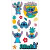 Silver Buffalo Bratz Airbrush Featuring Yasmin, Sasha, Jade, and Cloe Twist Spout Plastic Water Bottle with Stickers You Stick Yourself, 32 Ounces(Lilo and Stitch Tropical Flowers)