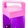 Silver Buffalo Bratz Doll Star Set Plastic Square Water Bottle with Lid, 25 Ounces(25 Ounces)