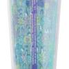 Silver Buffalo Care Bears Groovy “Love That For You” Featuring Grumpy Bear and Harmony Bear Glitter Plastic Cold Cup with Lid and Straw Topper, 24 Ounces