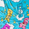 Silver Buffalo Care Bears Plush Fleece Throw Blanket 45″ x 60″ 250 GSM(Care Bears Clouds and Stars)