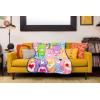Silver Buffalo Care Bears Plush Fleece Throw Blanket 45″ x 60″ 250 GSM(Care Bears X)