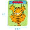 Silver Buffalo Care Bears Plush Fleece Throw Blanket 45″ x 60″ 250 GSM(Garfield Hanging on)