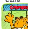 Silver Buffalo Care Bears Plush Fleece Throw Blanket 45″ x 60″ 250 GSM(Garfield Hanging on)
