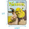 Silver Buffalo Care Bears Plush Fleece Throw Blanket 45″ x 60″ 250 GSM(Shrek and Donkey Hugging)