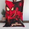 Silver Buffalo Care Bears Plush Fleece Throw Blanket 45″ x 60″ 250 GSM(Spider-man)