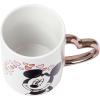Silver Buffalo Care Bears Rainbow Mug with Sculpted Heart Handle, Features Bedtime, Good Luck, Cheer and Tenderheart Bears, 14 Ounces(Minnie & Mickey Blowing Kiss)