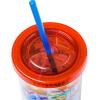 Silver Buffalo Care Bears Rainbow Stars Gold Confetti Cold Cup Featuring Funshine, Grumpy, Good Luck, Bedtime, Cheer, and Tenderheart Bears, 32 Ounces(Avatar Character Icon)