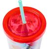 Silver Buffalo Care Bears Rainbow Stars Gold Confetti Cold Cup Featuring Funshine, Grumpy, Good Luck, Bedtime, Cheer, and Tenderheart Bears, 32 Ounces(Child Heart)