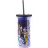 Silver Buffalo Care Bears Rainbow Stars Gold Confetti Cold Cup Featuring Funshine, Grumpy, Good Luck, Bedtime, Cheer, and Tenderheart Bears, 32 Ounces(Group Shot)