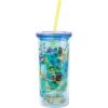 Silver Buffalo Care Bears Rainbow Stars Gold Confetti Cold Cup Featuring Funshine, Grumpy, Good Luck, Bedtime, Cheer, and Tenderheart Bears, 32 Ounces(Jungle Cruise)