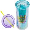 Silver Buffalo Care Bears Rainbow Stars Gold Confetti Cold Cup Featuring Funshine, Grumpy, Good Luck, Bedtime, Cheer, and Tenderheart Bears, 32 Ounces(Jungle Cruise)