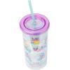 Silver Buffalo Care Bears Rainbow Stars Gold Confetti Cold Cup Featuring Funshine, Grumpy, Good Luck, Bedtime, Cheer, and Tenderheart Bears, 32 Ounces(My Little Pony Cloud Scene)