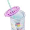 Silver Buffalo Care Bears Rainbow Stars Gold Confetti Cold Cup Featuring Funshine, Grumpy, Good Luck, Bedtime, Cheer, and Tenderheart Bears, 32 Ounces(My Little Pony Cloud Scene)