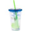 Silver Buffalo Care Bears Rainbow Stars Gold Confetti Cold Cup Featuring Funshine, Grumpy, Good Luck, Bedtime, Cheer, and Tenderheart Bears, 32 Ounces(Yoda Nom)