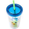 Silver Buffalo Care Bears Rainbow Stars Gold Confetti Cold Cup Featuring Funshine, Grumpy, Good Luck, Bedtime, Cheer, and Tenderheart Bears, 32 Ounces(Yoda Nom)