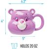 Silver Buffalo Care Bears Share Bear Ceramic 3D Sculpted Mug, 20 Ounces