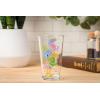 Silver Buffalo Care Bears Star Shower Featuring Cheer, Grumpy, Good Luck, and Funshine Bear Glitter Pint Glass, 16 Ounces