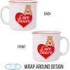 Silver Buffalo Care Bears Tenderheart Bear Heart Logo Ceramic Camper Mug, 20 Ounces