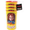 Silver Buffalo Chucky “Good Guys” 4 pack Plastic Cup Set, 22 Ounces(Multicolor)