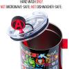 Silver Buffalo Chucky Wanna Play Stainless Steel Tumbler with Handle and Straw, Fits in Standard Cup Holder, 40 Ounces(Avengers Comics)