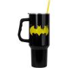 Silver Buffalo Chucky Wanna Play Stainless Steel Tumbler with Handle and Straw, Fits in Standard Cup Holder, 40 Ounces(Batman)