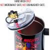 Silver Buffalo Chucky Wanna Play Stainless Steel Tumbler with Handle and Straw, Fits in Standard Cup Holder, 40 Ounces(Five Night at Freddy’s Special Delivery)
