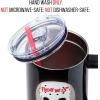 Silver Buffalo Chucky Wanna Play Stainless Steel Tumbler with Handle and Straw, Fits in Standard Cup Holder, 40 Ounces(Friday the 13th Hockey Mask)