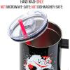 Silver Buffalo Chucky Wanna Play Stainless Steel Tumbler with Handle and Straw, Fits in Standard Cup Holder, 40 Ounces(Friday the 13th Splatter)