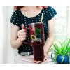 Silver Buffalo Chucky Wanna Play Stainless Steel Tumbler with Handle and Straw, Fits in Standard Cup Holder, 40 Ounces(Harry Potter Hogwarts House Crest)