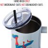 Silver Buffalo Chucky Wanna Play Stainless Steel Tumbler with Handle and Straw, Fits in Standard Cup Holder, 40 Ounces(Into the Spider-Verse)