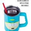 Silver Buffalo Chucky Wanna Play Stainless Steel Tumbler with Handle and Straw, Fits in Standard Cup Holder, 40 Ounces(South Park Cartman)