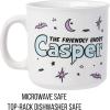 Silver Buffalo Classic Ouija Board Inspired Mystifying Oracle Good Bye Scary Ceramic Black Mug, 20 Ounces(Casper The Friendly Ghost)